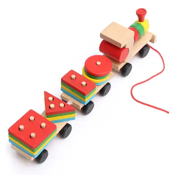 Kid Baby Wooden Solid Stacking Train Toddler Block Toy Fun Vehicle Board Game Educational Toy for Childern Birthday Gifts
Kid Baby Wooden Solid Stacking Train Toddler Block Toy Fun Vehicle Board Game Educational Toy for Childern Birthday Gifts