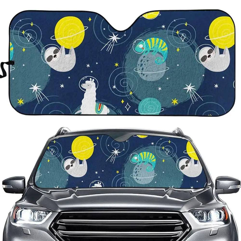 Car Front Window Visor Lazy Sloth Print Windshield Sun Shade UV protection Foldable Aluminum foil Sunshades for Auto
Car Front Window Visor Lazy Sloth Print Windshield Sun Shade UV protection Foldable Aluminum foil Sunshades for Auto