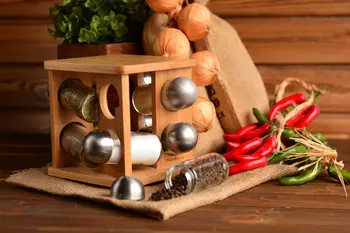 Fonti Rotating Spice Rack With 8 Bottles | Environmentally Friendly Bamboo | Home--Table | Made in turkey
Fonti Rotating Spice Rack With 8 Bottles | Environmentally Friendly Bamboo | Home--Table | Made in turkey