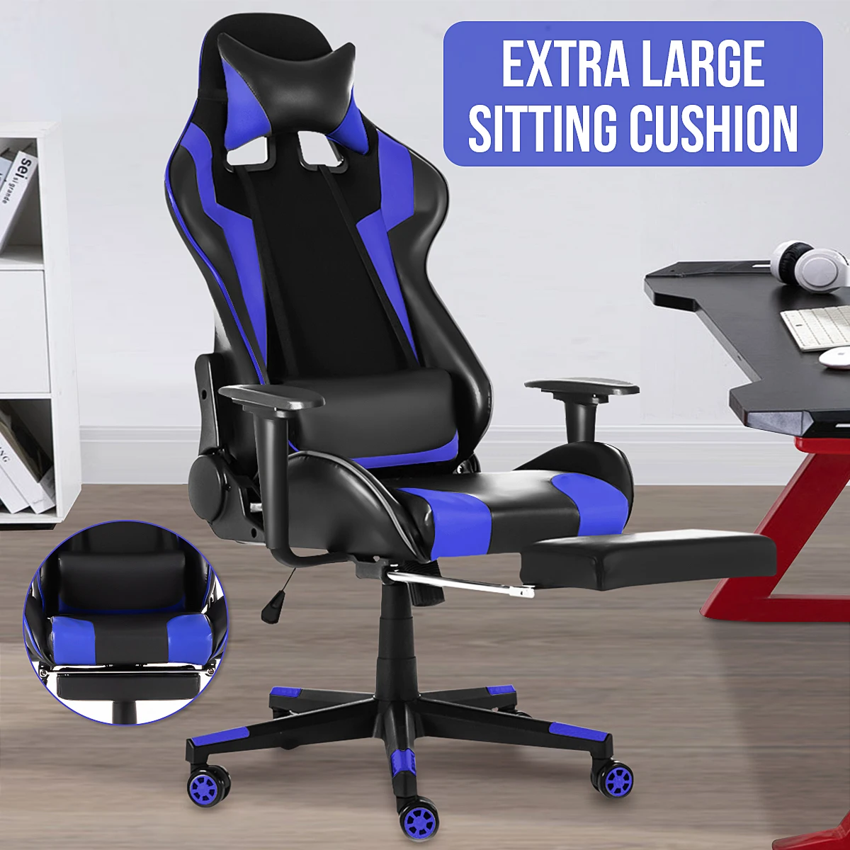 WCG Gaming Chair Computer Armchair Home Swivel Office Chair Lying Household Lifting Adjustable Desk Chair Racing Gamer Chair WCG Gaming Chair Computer Armchair Home Swivel Office Chair Lying Household Lifting Adjustable Desk Chair Racing Gamer Chair