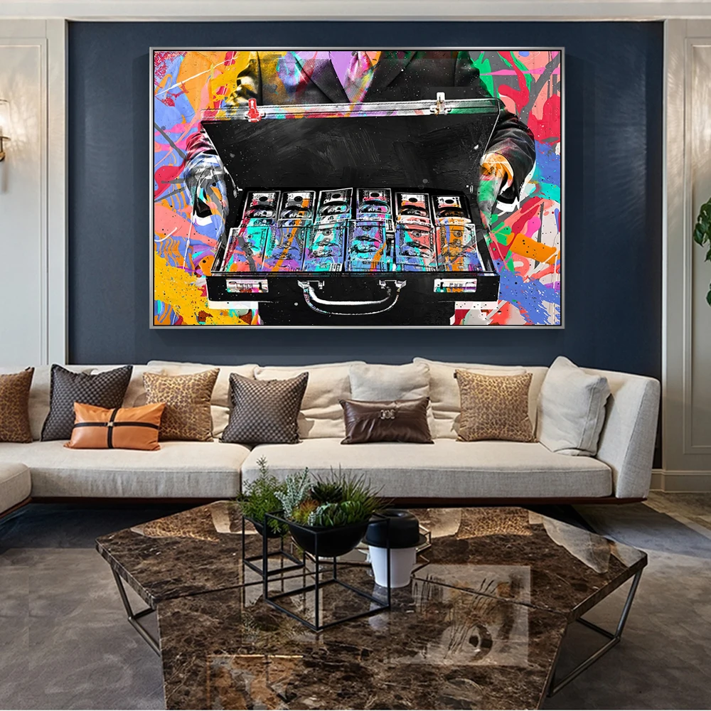 Abstract Money Inspirational Graffiti Art Canvas Painting Cuadros Posters Print Wall Art for Living Room Home Decor (No Frame)
Abstract Money Inspirational Graffiti Art Canvas Painting Cuadros Posters Print Wall Art for Living Room Home Decor (No Frame)