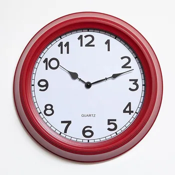 European-Style Silent round Hanging Clock American-Style Simple Modern Fashion Quartz Clock Living Room Bedroom Pocket Watch Red
European-Style Silent round Hanging Clock American-Style Simple Modern Fashion Quartz Clock Living Room Bedroom Pocket Watch Red