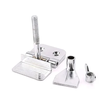 2pcs Zinc Alloy Silver Screen Printing Fixture Hinge Clip Butterfly Hinge Clip Diy Fixed Screen Tool Clip