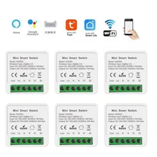 16A Tuya Wifi Mini DIY Smart Switch 2-way Voice Control Timer Wireless Switches Smart Home Automation Work with Google HomeAlexa
16A Tuya Wifi Mini DIY Smart Switch 2-way Voice Control Timer Wireless Switches Smart Home Automation Work with Google HomeAlexa