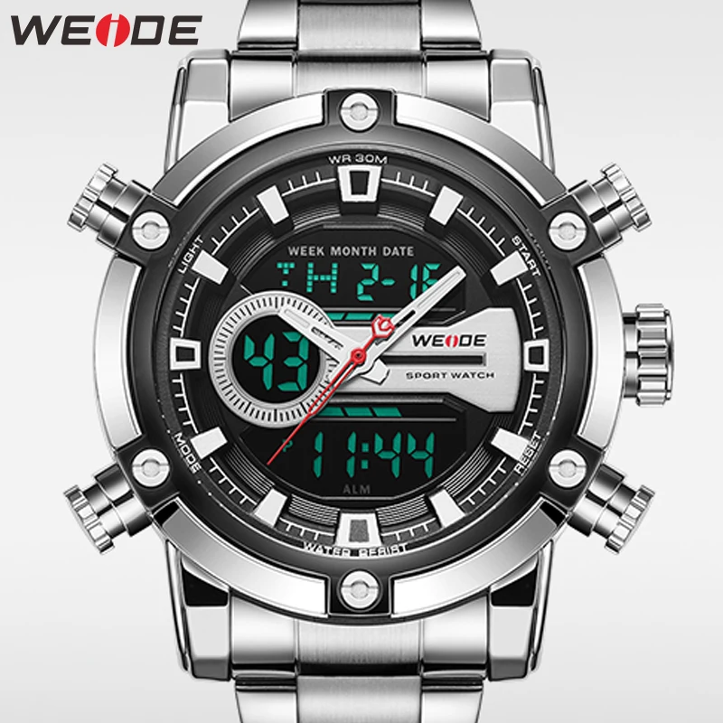 WEIDE Watch Men Relogio Masculino Wrist Top Business Quartz movement Analog LCD Digital Date Alarm Men's Watchwatches Men Watch
WEIDE Watch Men Relogio Masculino Wrist Top Business Quartz movement Analog LCD Digital Date Alarm Men's Watchwatches Men Watch