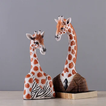 Gentleman Giraffe Character Figurine Resin Crafts Home Decoration Ornament Living Room Home Decor Accessories Abstract Statue
Gentleman Giraffe Character Figurine Resin Crafts Home Decoration Ornament Living Room Home Decor Accessories Abstract Statue