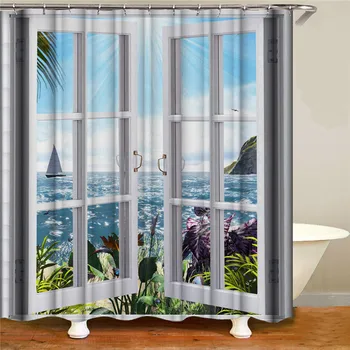 3d seascape pattern shower curtain window sunset light bathroom curtain waterproof padded shower curtain
3d seascape pattern shower curtain window sunset light bathroom curtain waterproof padded shower curtain