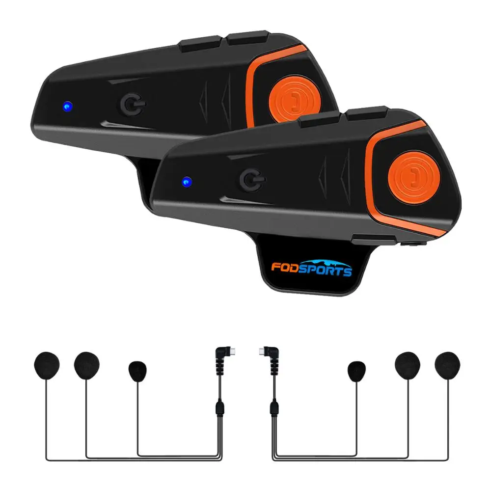 2pcs Fodsports BT-S2 Pro Helmet Intercom Motorcycle Bluetooth Helmet Headset Waterproof BT Interphone With FM Radio
2pcs Fodsports BT-S2 Pro Helmet Intercom Motorcycle Bluetooth Helmet Headset Waterproof BT Interphone With FM Radio