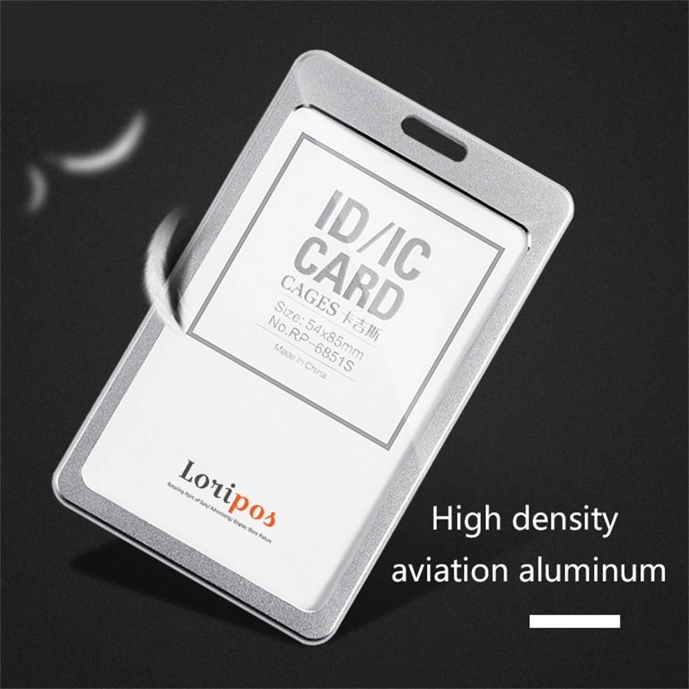 Vertical Aluminum Metal Sleeve Business Name Card Badge Holder With Retractable Lanyard Strap
Vertical Aluminum Metal Sleeve Business Name Card Badge Holder With Retractable Lanyard Strap