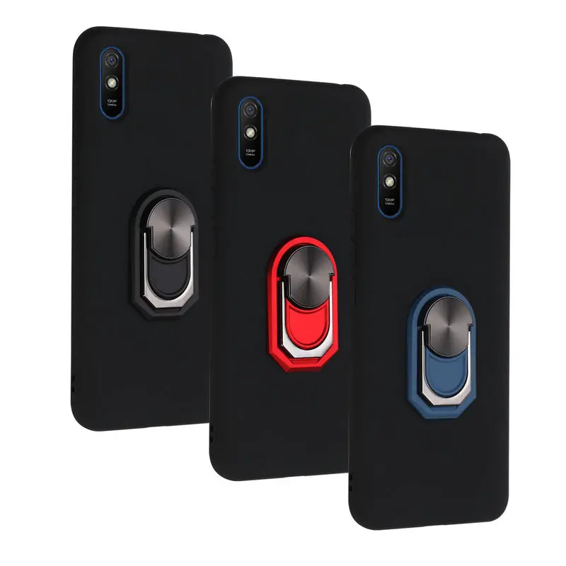 Xiaomi Redmi 9A Case Shockproof Phone Silicon Case For Redmi 9A 9 A Luxury Magnetic Metal Ring Heavy Protective Back Cover 6.53"
Xiaomi Redmi 9A Case Shockproof Phone Silicon Case For Redmi 9A 9 A Luxury Magnetic Metal Ring Heavy Protective Back Cover 6.53"