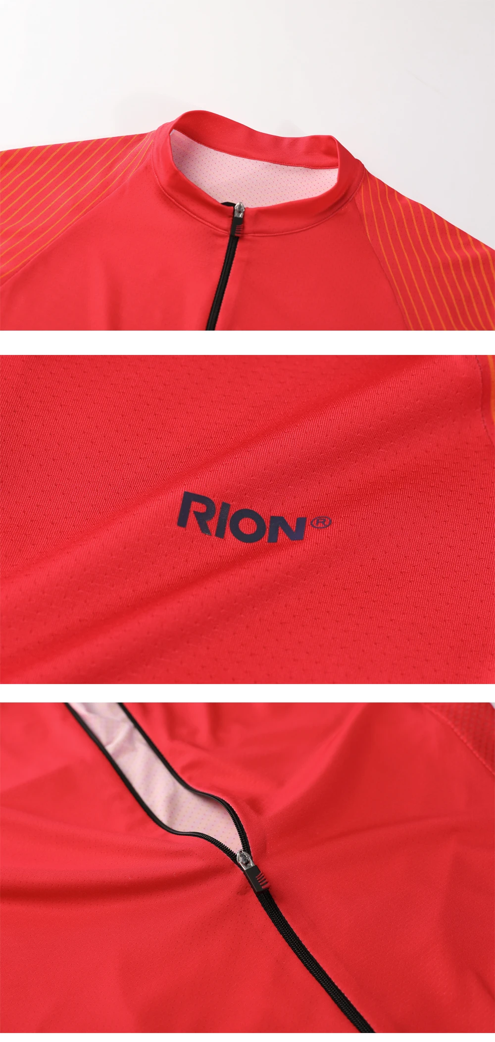 RION Men Cycling Jersey 2020 Short Sleeve MTB Road Bike Jersey Stripes Breathable Mountain Bicycle Jersey Maillot Ciclismo