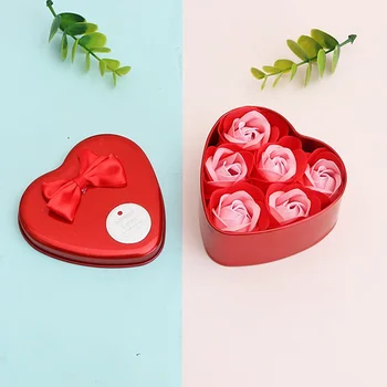 6Pcs Bath Soap Rose Petal in Heart BoxRose flower petal with soap on it, perfect for a quick hand wash or luxurious bath2 N07
6Pcs Bath Soap Rose Petal in Heart BoxRose flower petal with soap on it, perfect for a quick hand wash or luxurious bath2 N07