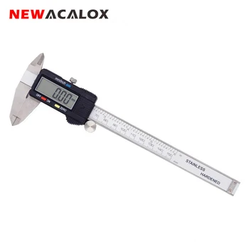 NEWACALOX 0-6 Inches/150mm Stainless Steel Electronic Digital Caliper Precision Measurement Tool with Extra-Large LCD Screen
NEWACALOX 0-6 Inches/150mm Stainless Steel Electronic Digital Caliper Precision Measurement Tool with Extra-Large LCD Screen
