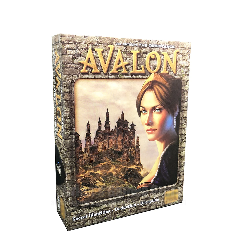 Avalon Board Game The Resistance Table Games English Edition High Quality 5-10 Players Party Game
Avalon Board Game The Resistance Table Games English Edition High Quality 5-10 Players Party Game