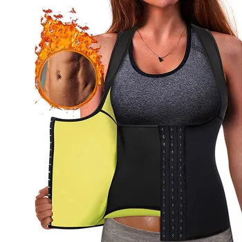 Women Hot Sweat Neoprene Sauna Vest for Weight Loss Tummy Fat Burner Slimming Shapewear Hot Thermo Body Shaper Sweat Top
Women Hot Sweat Neoprene Sauna Vest for Weight Loss Tummy Fat Burner Slimming Shapewear Hot Thermo Body Shaper Sweat Top