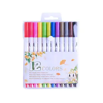 12pcs/set Double Line Outline Pen Fluorescent Marker Pen Pen Marker Watercolor Fluorescent Double-headed Stationery Handwri R9E4
12pcs/set Double Line Outline Pen Fluorescent Marker Pen Pen Marker Watercolor Fluorescent Double-headed Stationery Handwri R9E4