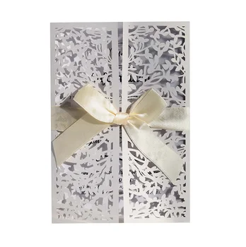 50pcs Fancy Hollow laser card Lace with an romance bowknot and Invitation Card Customize Business With RSVP Card Party Supplies
50pcs Fancy Hollow laser card Lace with an romance bowknot and Invitation Card Customize Business With RSVP Card Party Supplies