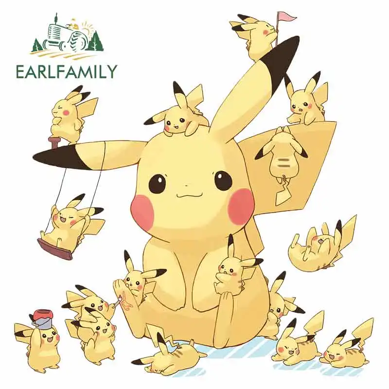 EARLFAMILY 13cm x 13cm Pokemon Pikachu Car Sticker Accessories Helmet Motorcycle JDM Polyethylene
EARLFAMILY 13cm x 13cm Pokemon Pikachu Car Sticker Accessories Helmet Motorcycle JDM Polyethylene
