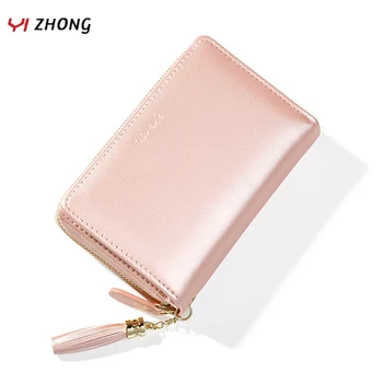 YIZHONG Leather Zipper Coin Pocket Purses Card Holder Short Women Wallet Fashion MultiFunction Wallets Famele Clutch Purse
YIZHONG Leather Zipper Coin Pocket Purses Card Holder Short Women Wallet Fashion MultiFunction Wallets Famele Clutch Purse