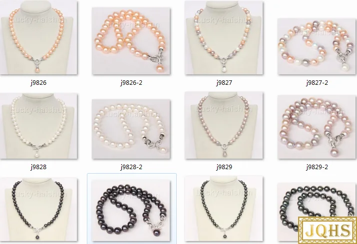 17" 10mm Natural Round Black White Pink Gray Multicolor Pearls Necklace Pendant Clasp J9830
17" 10mm Natural Round Black White Pink Gray Multicolor Pearls Necklace Pendant Clasp J9830