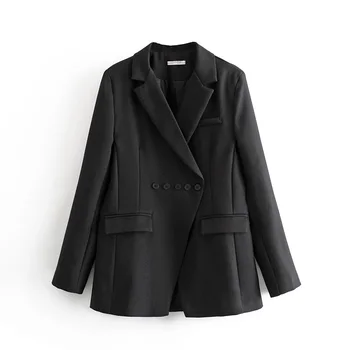 VomVoa 2020 spring new multi-button decoration was thin lapel long sleeve temperament black casual suit female 27378
VomVoa 2020 spring new multi-button decoration was thin lapel long sleeve temperament black casual suit female 27378
