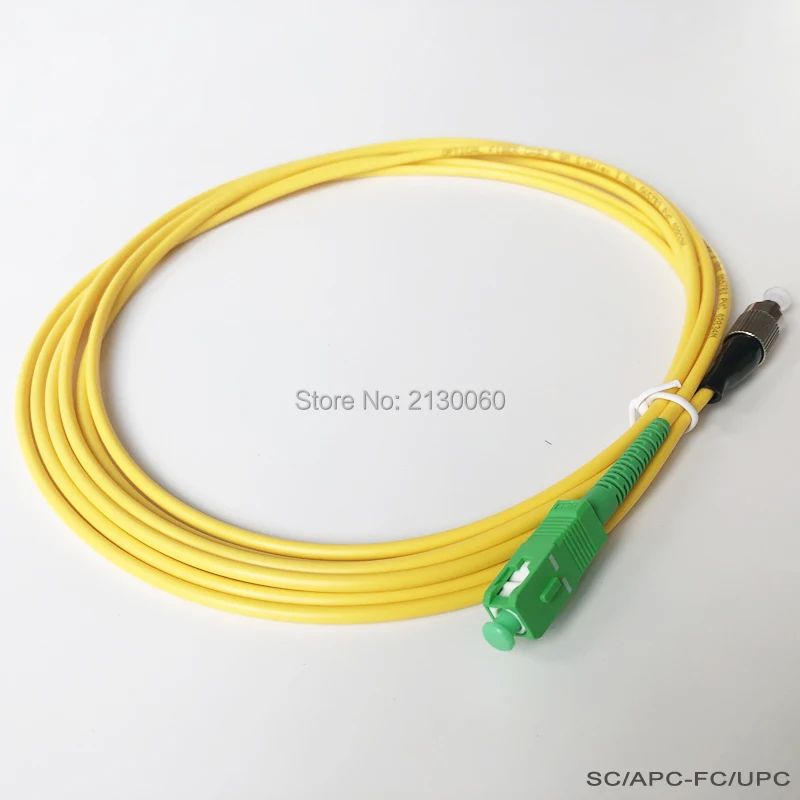 

Простой оптоволоконный патч-корд, 3 м FC/UPC к SC/APC, диаметр 3,0 мм, 20 шт./партия оптоволоконный кабель патч-корд под заказ