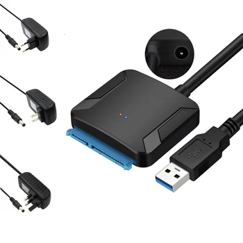 USB 3.0 To SATA 3 Cable Sata To USB Adapter Convert Cables Support 2.5 Or 3.5 Inch Hard drive adapter
USB 3.0 To SATA 3 Cable Sata To USB Adapter Convert Cables Support 2.5 Or 3.5 Inch Hard drive adapter