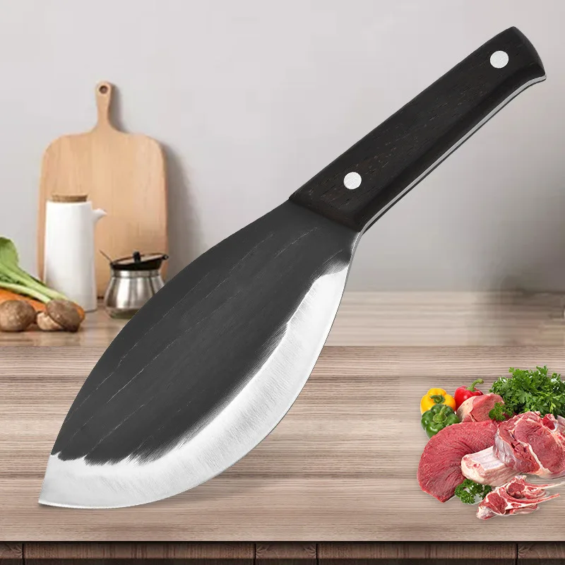 Hand-forged Slaughter Knife Slaughterhouse Boning Knife Big Bone Knife Chef Knife Super Sharp and Practical
Hand-forged Slaughter Knife Slaughterhouse Boning Knife Big Bone Knife Chef Knife Super Sharp and Practical