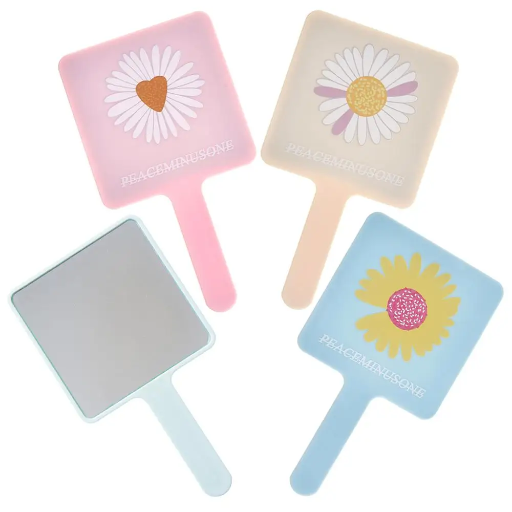 1pc Customized Hand Mirror Portable Makeup Accessories Daisy Handheld Mirror with Handle for Women Kids 4.7'' W X 8.46'' L
1pc Customized Hand Mirror Portable Makeup Accessories Daisy Handheld Mirror with Handle for Women Kids 4.7'' W X 8.46'' L