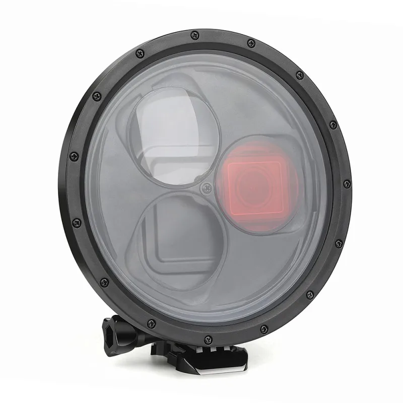High-quality Diving Dome Port For Gopro Hero 7/6/5 Waterproof Housing Case Shell With Red Filter Magnifer Switcher Case
High-quality Diving Dome Port For Gopro Hero 7/6/5 Waterproof Housing Case Shell With Red Filter Magnifer Switcher Case