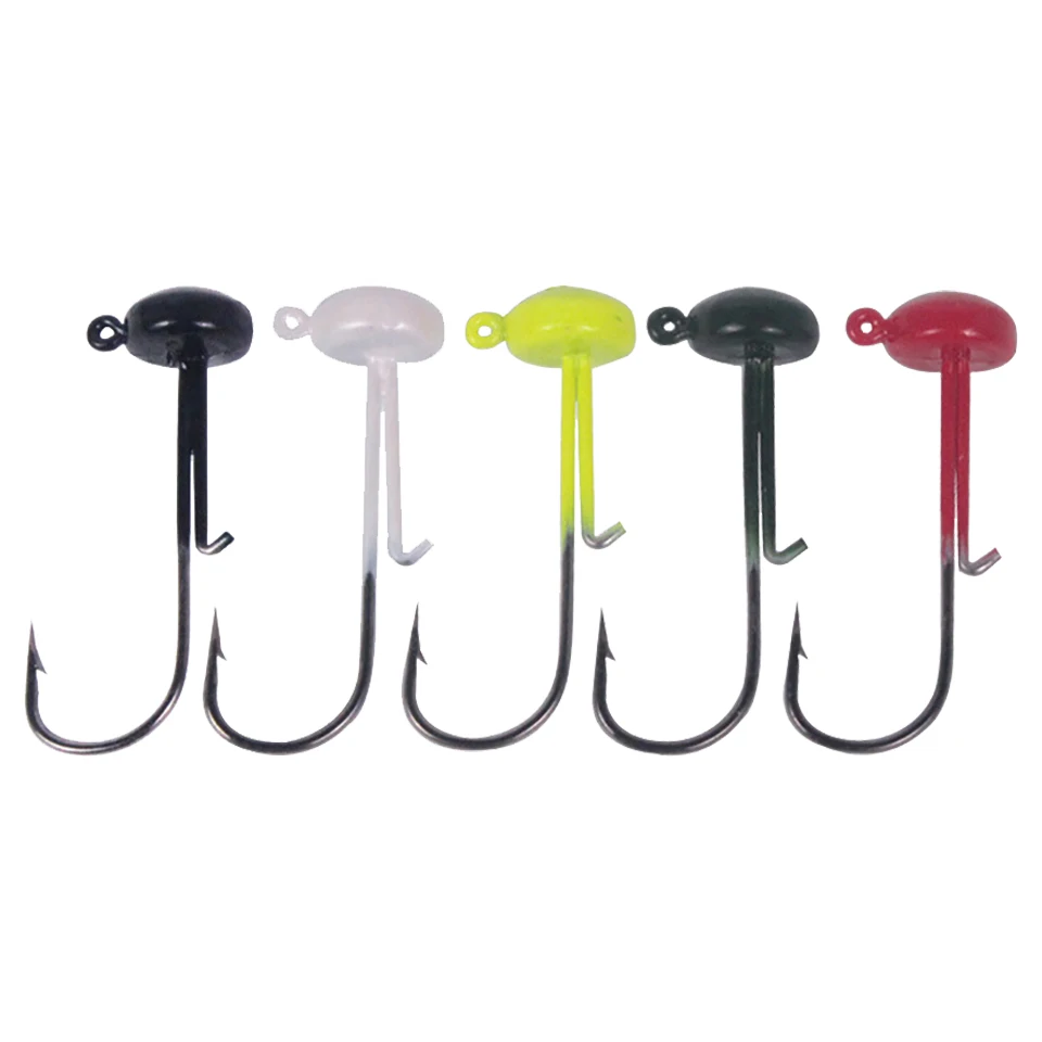 5PCS Mushroom Head Jig Lead Head Hooks 4.2G Crank Jig Head Hook Ice Bass Carp Fishing Jig Soft Lure Hooks Fishing Accessories
5PCS Mushroom Head Jig Lead Head Hooks 4.2G Crank Jig Head Hook Ice Bass Carp Fishing Jig Soft Lure Hooks Fishing Accessories