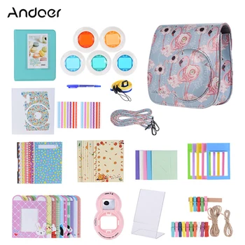 Andoer 14 in 1 Accessories Kit for Fujifilm Instax Mini 9/8/8+/8s w/ Camera Case/Strap/Sticker/Selfie Lens/5*Colored Filter etc.
Andoer 14 in 1 Accessories Kit for Fujifilm Instax Mini 9/8/8+/8s w/ Camera Case/Strap/Sticker/Selfie Lens/5*Colored Filter etc.