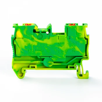 PT2.5-PE grounding quick wiring arrangement push-in terminal wire connector Din Rail combined push-in spring screwless terminal
PT2.5-PE grounding quick wiring arrangement push-in terminal wire connector Din Rail combined push-in spring screwless terminal