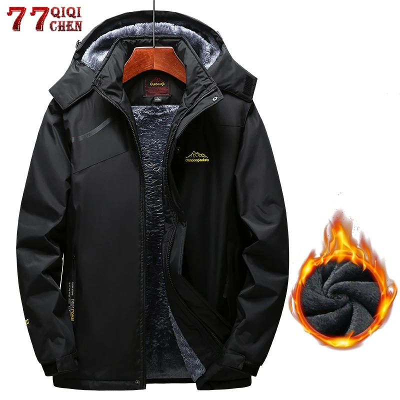 Winter Fleece Jacket Men Thick Velvet Warm Parka Casual Hooded Coats Waterproof Windproof Mountain Military Jacket 5XL Overcoat
Winter Fleece Jacket Men Thick Velvet Warm Parka Casual Hooded Coats Waterproof Windproof Mountain Military Jacket 5XL Overcoat