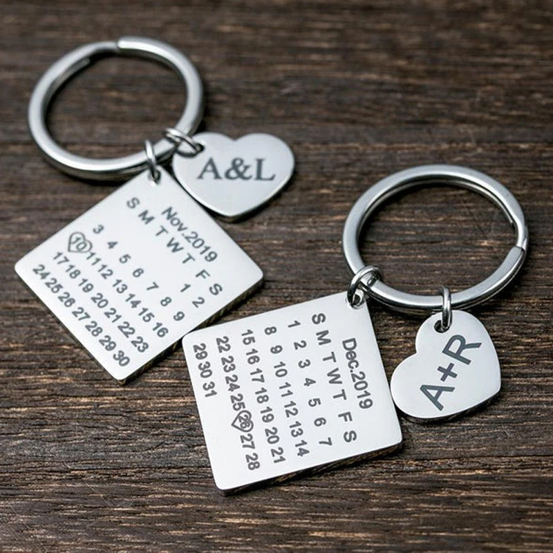 Personalized Calendar keychain Custom Date Save Key Chain Significant Date Marker Custom Anniversary Gift Table Gift
Personalized Calendar keychain Custom Date Save Key Chain Significant Date Marker Custom Anniversary Gift Table Gift