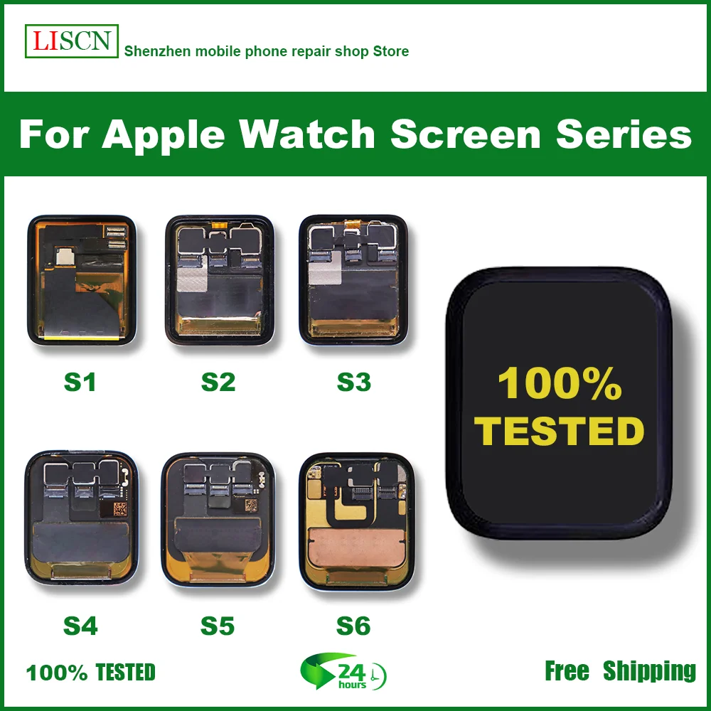 For Apple Watch Series1 2 3 4 5 6 SE original OLED display+Tools iWatch Screen + Gifts | Мобильные телефоны и аксессуары