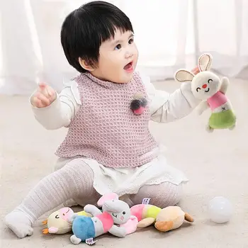 1Pc Baby Hand Rattle Toy Lovely Cartoon Animal Plush Stuffed Toy Infant Appease Doll Toy soft Plaything with baby toys new2020
1Pc Baby Hand Rattle Toy Lovely Cartoon Animal Plush Stuffed Toy Infant Appease Doll Toy soft Plaything with baby toys new2020