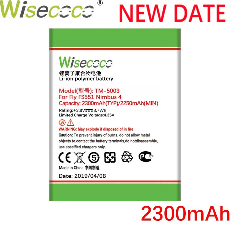 Wisecoco 2300mAh For TEXET TM-5003 TM5003 5003 High quality battery+Tracking number
Wisecoco 2300mAh For TEXET TM-5003 TM5003 5003 High quality battery+Tracking number