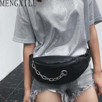 MENGXILU Black Waist Bag Women Fanny Pack Leather Chain Shoulder Strap Chest Belt Bag Cell Phonet Pocket Zipper Purse Waist Pack
MENGXILU Black Waist Bag Women Fanny Pack Leather Chain Shoulder Strap Chest Belt Bag Cell Phonet Pocket Zipper Purse Waist Pack