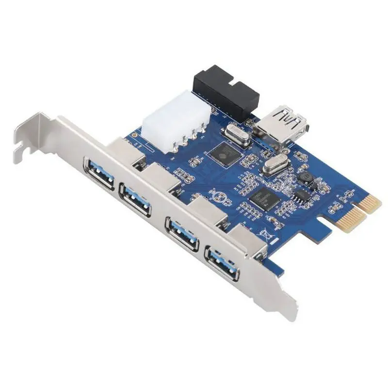 5 port USB 3.0 PCI-e Expansion Card PCI express PCIe USB 3.0 hub adapter 5-port USB3.0 controller USB 3 0 PCI e PCIe express 1x
5 port USB 3.0 PCI-e Expansion Card PCI express PCIe USB 3.0 hub adapter 5-port USB3.0 controller USB 3 0 PCI e PCIe express 1x