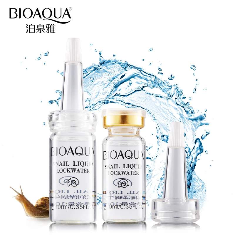 BIOAQUA Brand Skin Care Snail Mucus Essence Moisturizing Lock Water Lift Firming Anti Wrinkle Whitening Liquid Face Serum 10ml
BIOAQUA Brand Skin Care Snail Mucus Essence Moisturizing Lock Water Lift Firming Anti Wrinkle Whitening Liquid Face Serum 10ml