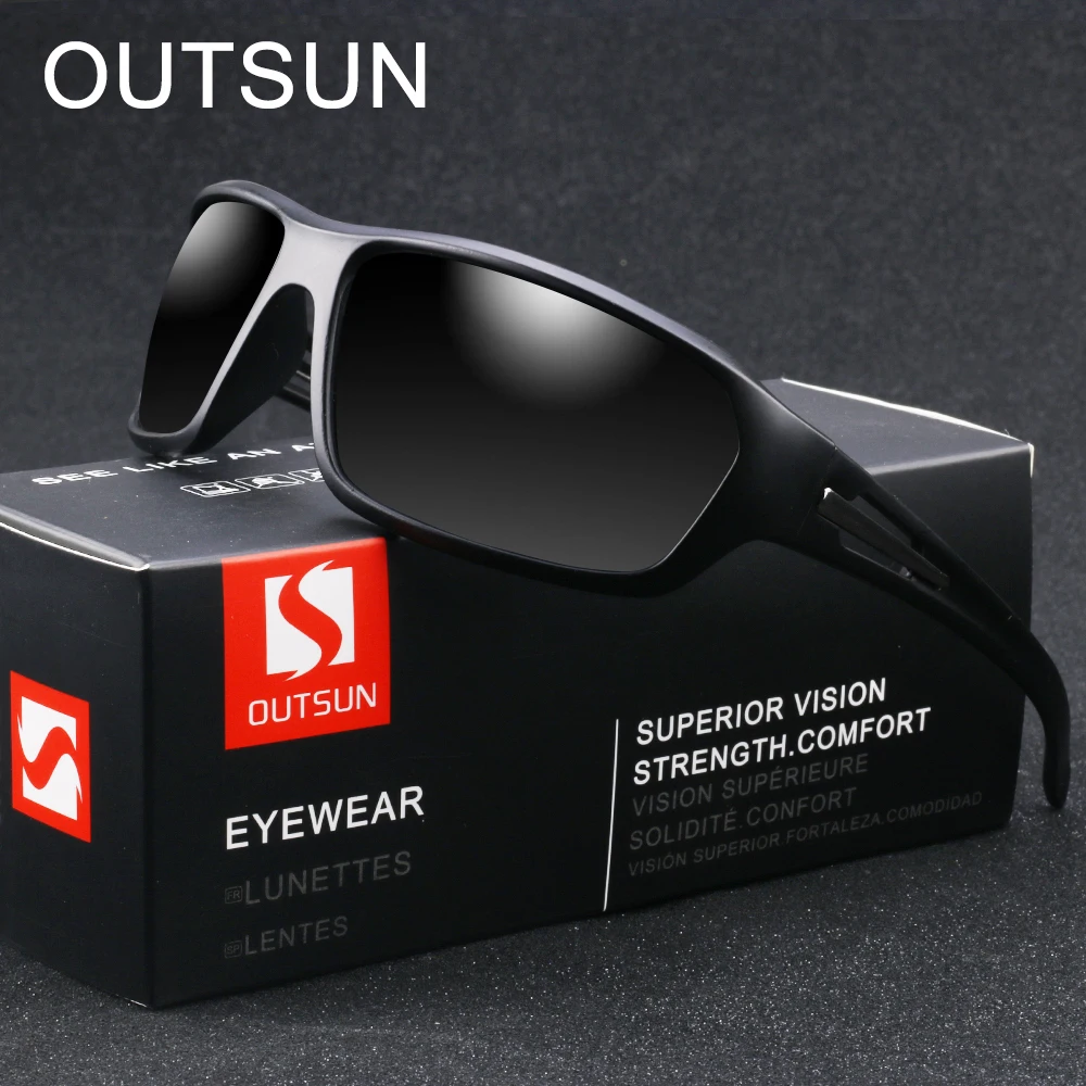 Бренд OUTSUN 2020 поляризованные солнцезащитные очки мужские модные Дорожные Gafas De Sol