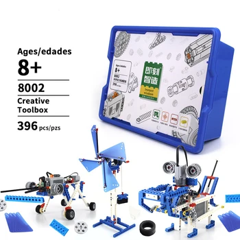 396pcs DIY Robot 3 in 1 Building Block Set Robot Arduino Constructor Robotica Kit Education for Kids 8+
396pcs DIY Robot 3 in 1 Building Block Set Robot Arduino Constructor Robotica Kit Education for Kids 8+