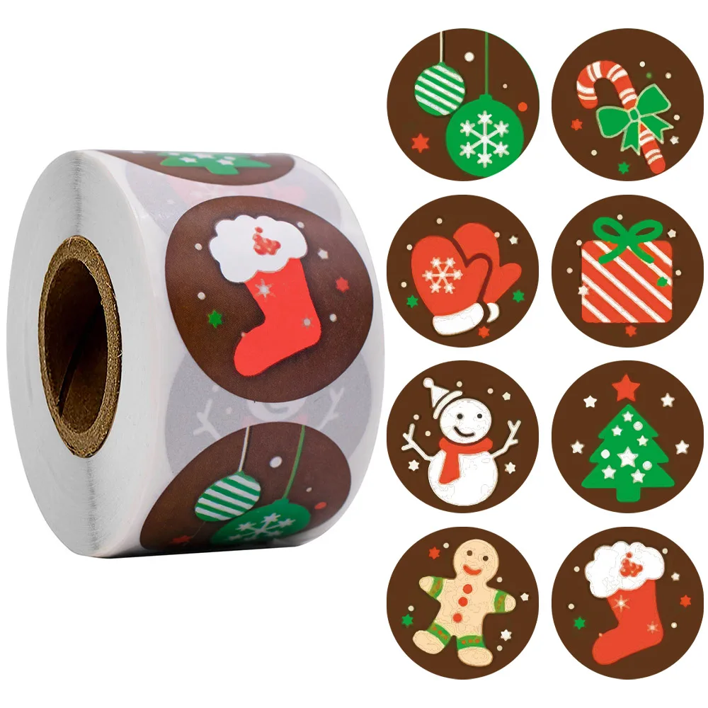 Merry Christmas Decor Sticker 8 Designs Cute Pattern Sealing Labels 500pcs 2 Sizes for Xmas Holiday Gift Thank You Card Sticker 
Merry Christmas Decor Sticker 8 Designs Cute Pattern Sealing Labels 500pcs 2 Sizes for Xmas Holiday Gift Thank You Card Sticker