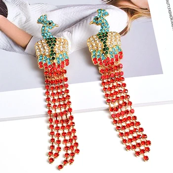 Statement Colorful Crystals Long Earring High-quality Fashion Trend Drop Earrings New Jewelry Accessories For Women Wholesale
Statement Colorful Crystals Long Earring High-quality Fashion Trend Drop Earrings New Jewelry Accessories For Women Wholesale