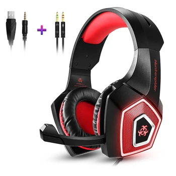 V1 Gaming Headset Gamer Headphones 7.1 Surround Sound Stereo Earphones USB Microphone Breathing LED Light PC Gamer
V1 Gaming Headset Gamer Headphones 7.1 Surround Sound Stereo Earphones USB Microphone Breathing LED Light PC Gamer