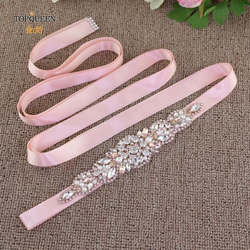 TOPQUEEN S426 women belt rhinestone trim applique bridal belt blush pink belts custom ribbon belt with rhinestone unique belts
TOPQUEEN S426 women belt rhinestone trim applique bridal belt blush pink belts custom ribbon belt with rhinestone unique belts
