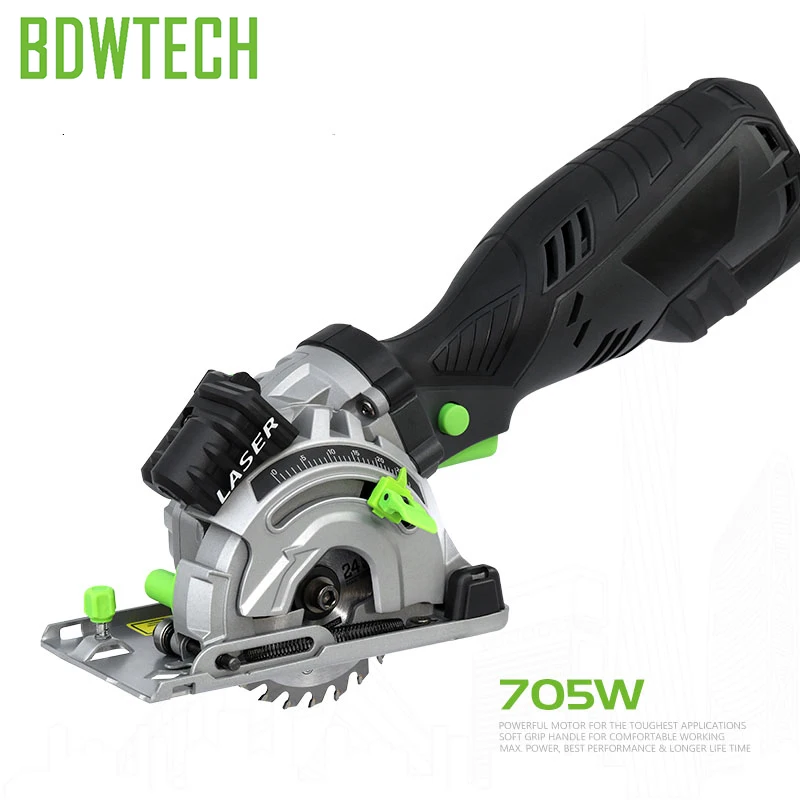 Bodew Tech BTC01 5.8Amp Mini Circular Compact Saw with 89m'm" 24T TCT Blade, Vacuum Adaptor Free Return
Bodew Tech BTC01 5.8Amp Mini Circular Compact Saw with 89m'm" 24T TCT Blade, Vacuum Adaptor Free Return