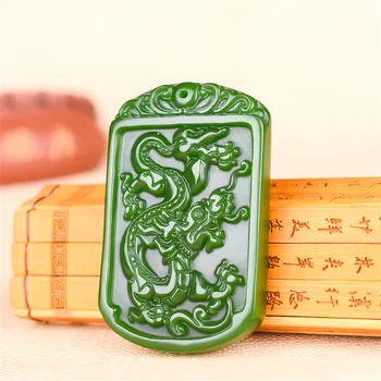 FLY DRAGON NATURAL GREEN JADE PENDANT NECKLACE HAND CARVED FINE CHARM JEWELLERY AMULET FASHION ACCESSORIES FOR MEN WOMEN GIFTS
FLY DRAGON NATURAL GREEN JADE PENDANT NECKLACE HAND CARVED FINE CHARM JEWELLERY AMULET FASHION ACCESSORIES FOR MEN WOMEN GIFTS