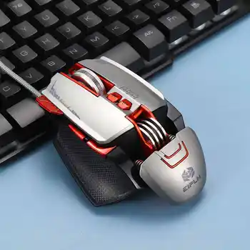 Gaming Mouse USB Wired RGB Backlight 3200 DPI Adjustable For Gamer PC Computer 8D E72 Keys Macro Definition Optical Mouse
Gaming Mouse USB Wired RGB Backlight 3200 DPI Adjustable For Gamer PC Computer 8D E72 Keys Macro Definition Optical Mouse